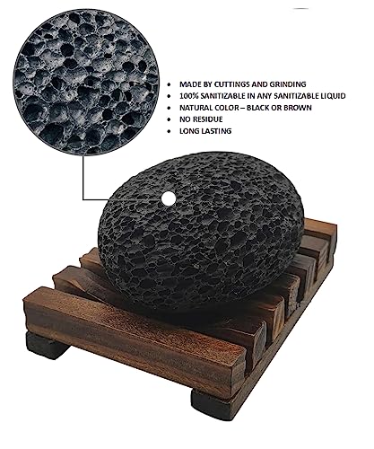 Image of Cuccio Naturale Natural Earth Lava Pumice Stone Foot and Elbow Pumice Premium Scrubber Callus Remover for Feet Hands and Body Perfect Pedicure Beauty Tools for Exfoliation to Remove Dead Skin