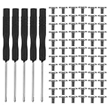 Compatibilité étendue : ce kit de vis pour ordinateur portable comprend des vis de montage m.2 et des vis métalliques pour SSD compatibles avec une large gamme de disques SSD et de cartes mères, simplifiant ainsi les mises à niveau et les réparations