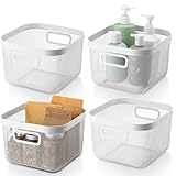 Photo Gallery morningro confezione da 4 cestini in filo metallico per organizzare 24 x 24 x 17 cm, cestino portaoggetti in rete con manico per dispensa, cestini per alimenti, per cucina, bagno, armadi, scaffali Photo Gallery morningro confezione da 4 cestini in filo metallico per organizzare 24 x 24 x 17 cm, cestino portaoggetti in rete con manico per dispensa, cestini per alimenti, per cucina, bagno, armadi, scaffali