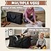 Extra Large Storage Bag for Baby Play Mat 29.5 x 15.75 Inch Foldable Play Mat Stroage Bag 600d Waterproof Oxford Portable Handbag, Compatible with Baby Crawling/playing Pad for Travel and Home Storage