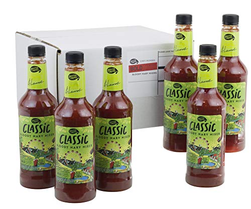 Master Of Mixes Classic Bloody Mary Drink Mix, Ready To Use, 1 Liter Bottle (33.8 Fl Oz), Pack Of 6 #TOP23