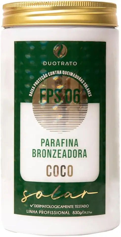 Parafina bronzeador acelerador de bronzeado Duotrato 830g (Coco)