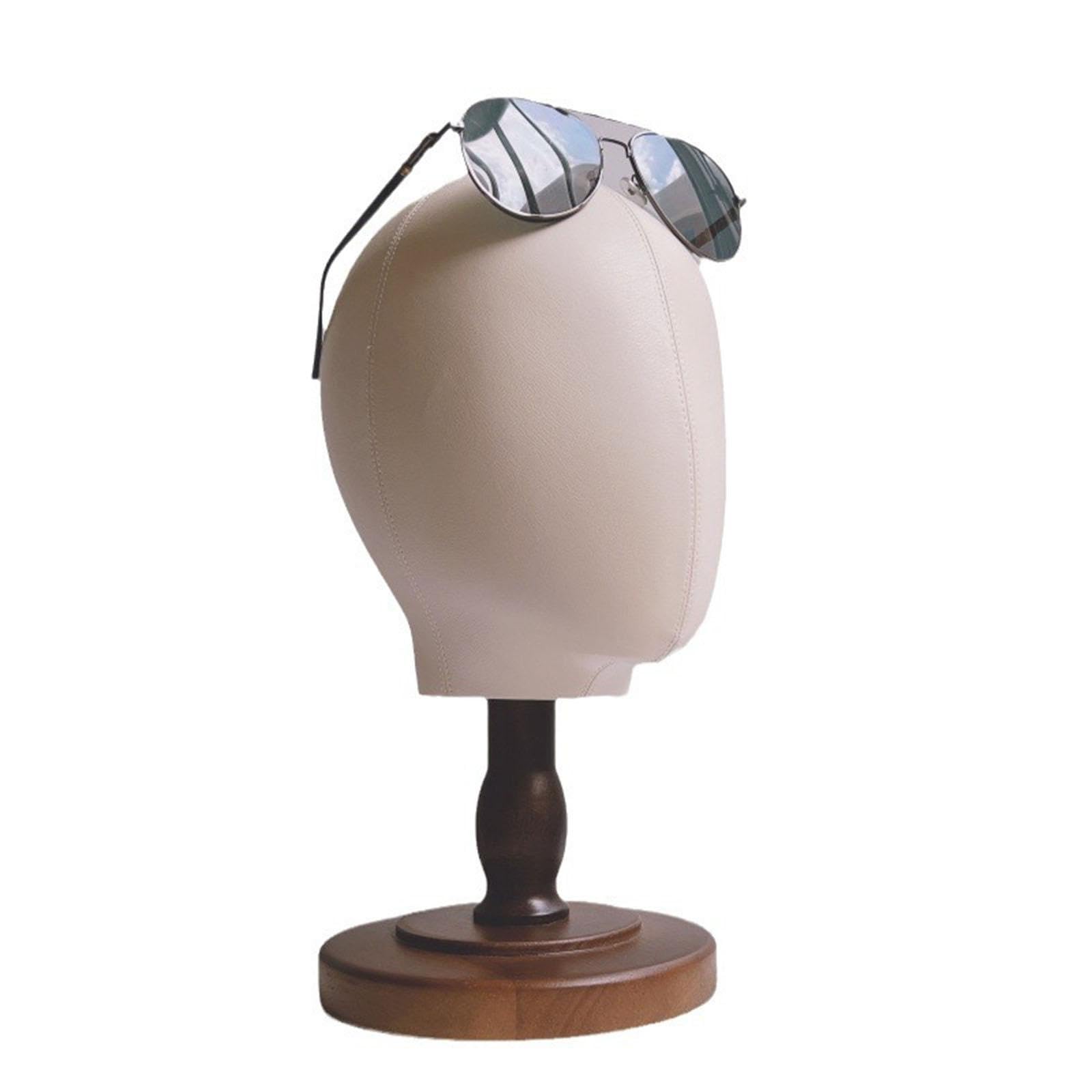 Generic Supporto Portatile per Cappelli E Accessori per Capelli, Scaffale Portaoggetti per Occhiali, Gioielli, Sciarpe E Cappelli, Base marrone