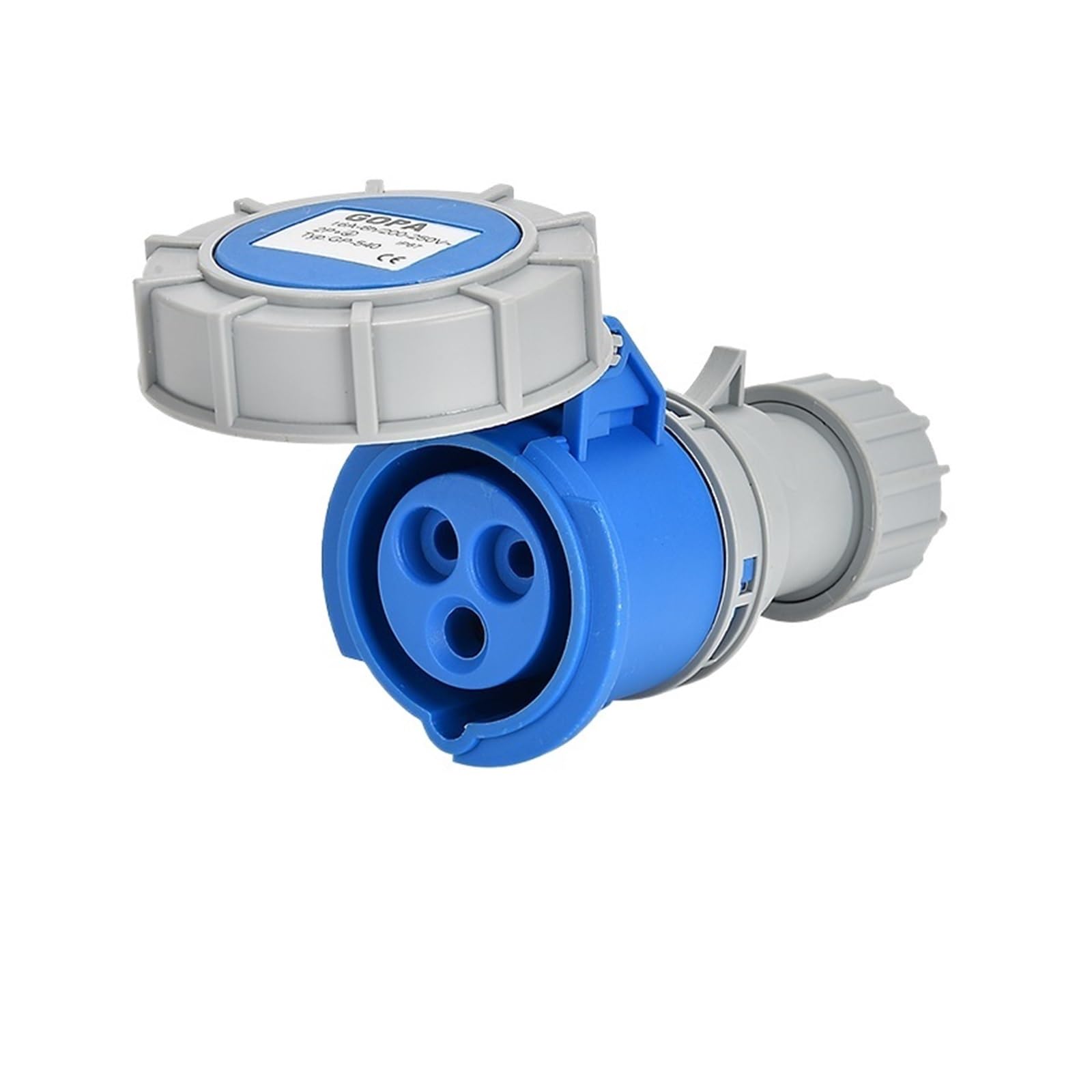 Connettore Elettrico Presa e Spina Industriale IP67 3PIN 4PIN 5PIN 16A/32A Presa di Superficie del Pannello Impermeabile(Connector 3P32A)