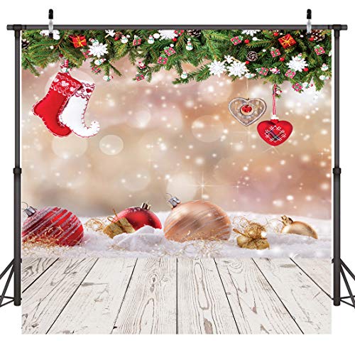Dudaacvt D0300808 Fotostudio-Requisiten, Weihnachtsbaum und Schneelandschaft, 20,3 x 2,4 m, 4, 10x10ft