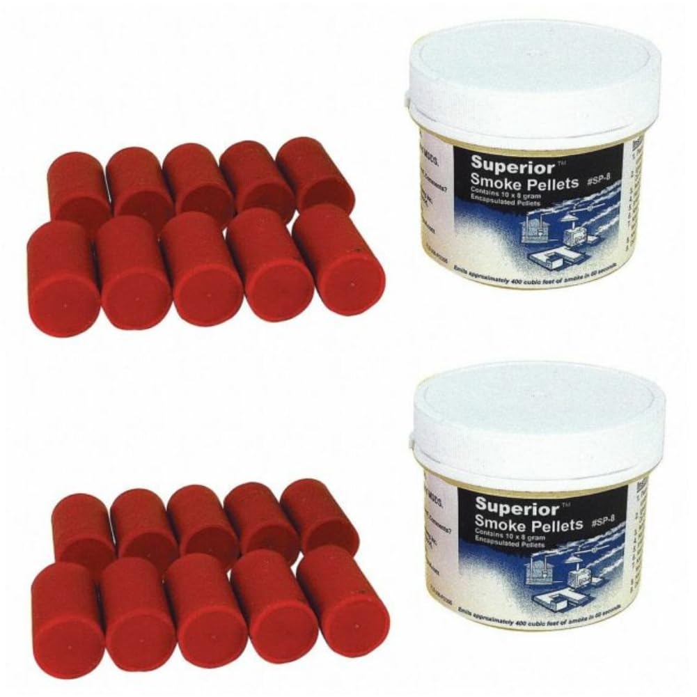 Superior SP-8 Pellet 2-Pack. Two Resealable Jars. 20 Emitters Total.