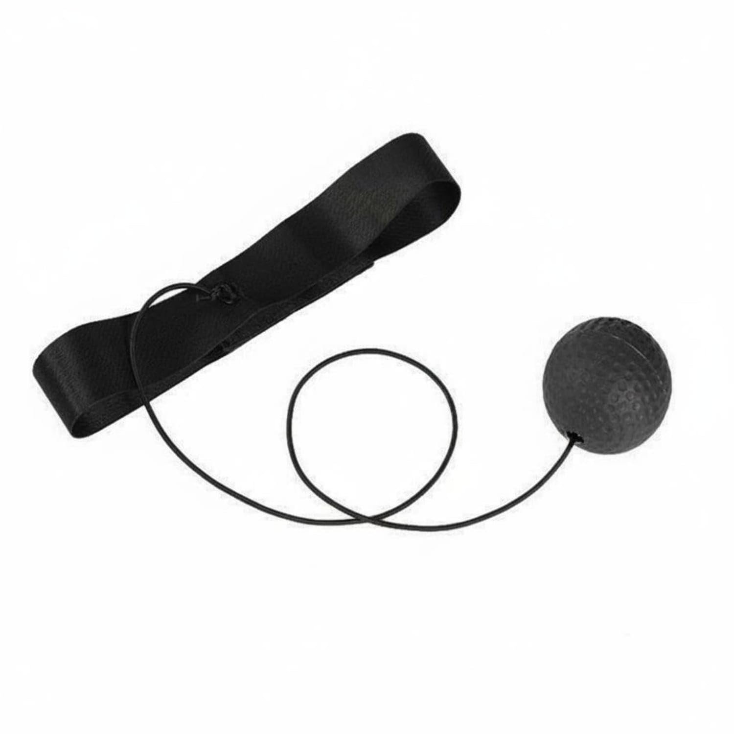 Enhances Hand-Eye Coordination Boxing Reflex Ball Portable Headband Punching Ball Safe and Long-Lasting Fight Skill Training Aid for Children, Beginners, Home Gym, Black, Black Band Set-image-32