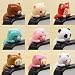 Adorable White Black Bear Hanging Little Panda Dust Plug 3.5mm Phone Accessory Cell Phone Plug iPhone Dust Plug Samsung Plug Phone Charm Headphone Jack Earphone Cap Ear Cap Dust Plug