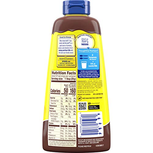 Image of Nestle Nesquik, Chocolate Syrup, 22 oz (Pack of 2)