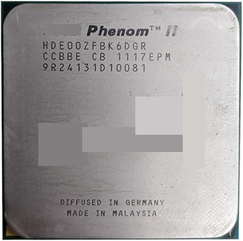 CPU Phenom X6 1100T X6-1100T 3.3GHz Six-Core CPU Processor HDE00ZFBK6DGR 125W Socket AM3 938pin Responsive and Powerful
