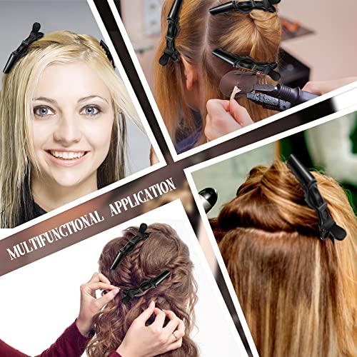 MTLEE 80 Pinzas Peine Aligator Para Cabello Negro miniatura 6