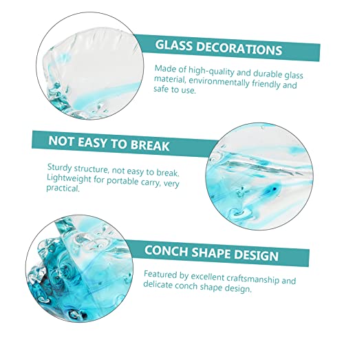 Décoration de conque verre maison : objet art moderne pour intérieur chic