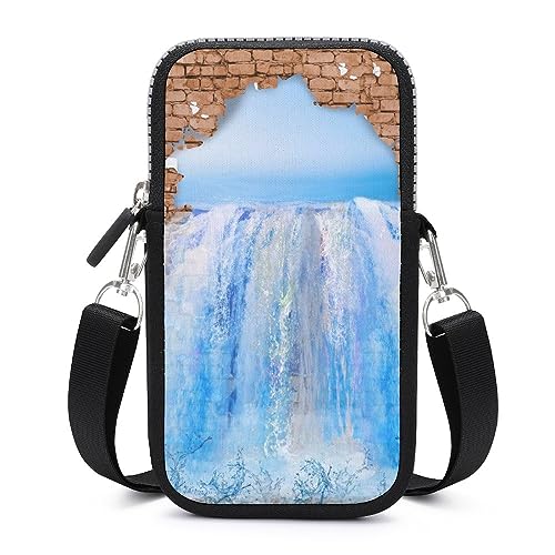 Portefeuille sac bandoulière téléphone portable Eau De Mer pour ranger vos essentiels