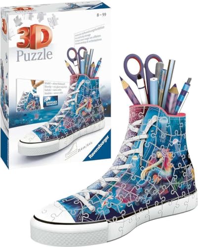 Puzzle 3D Ravensburger Sneaker Mermaids Idée Cadeau Idéale Anniversaire dès 8 Ans - 3