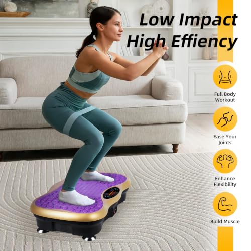 Himaly Low‑Noise Vibration Plate Exercise Machine for Home Fitness Workouts - image 2