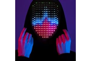 Light Up Mask with Gesture Sensing Control