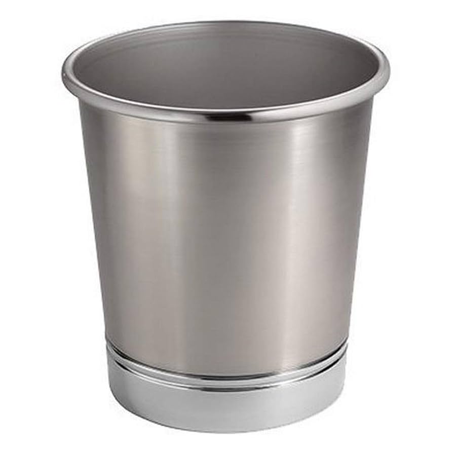 Amazon.com: iDesign York Metal Wastebasket, Trash Can for