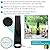Sunnydaze Outdoor Fireplace Chimenea - Outdoor Wood Burning Fireplace - Chiminea Fire Pit with Poker and Protective Cover - Black