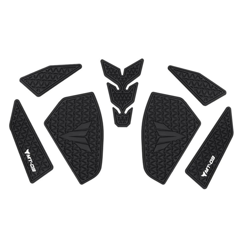 Motorcycle Fuel Tank Sticker Side Fuel Tank Pad Protector Stickers Knee Grip Traction Motorcycle for MT25 MT03 MT03 MT25 20202022 Accessories