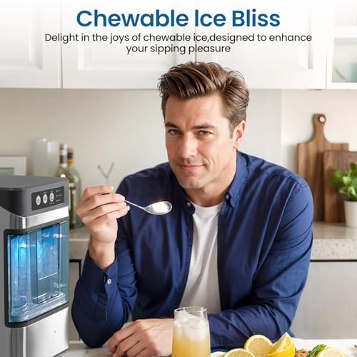 Fabricadora de Hielo Nugget MBBMW 38 lbs Acero Inoxidable miniatura 3