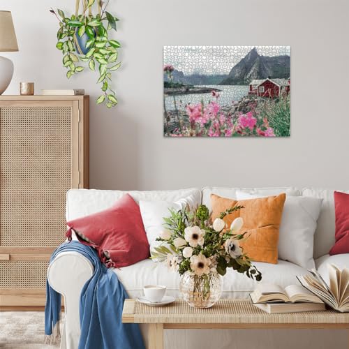 Puzzle 1000 pièces : Reine Lofoten Norvège Ravensburger France - vue 8