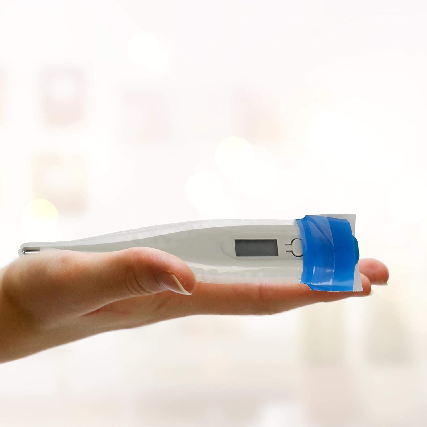 Lantelme 100 Couvres Couverture de Thermomètre médical plus hygiéniques pour les enfants - avec lubrifiant