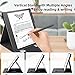 WALNEW Flip Case for 10.2-inch Kindle Scribe 2024/2022 Released, Two Hand Straps and Vertical Multi-Viewing Stand Cover with Auto Wake/Sleep for 10.2” Amazon Kindle Scribe E-Reader (White Flowers)