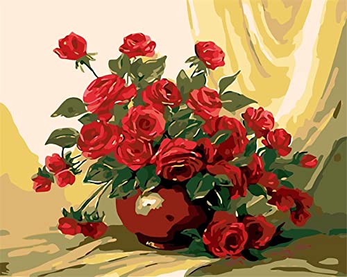 Kit Peinture Diamant Rose Rouge : le cadeau créatif idéal pour adultes