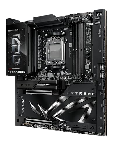 undefined ASUS ROG Crosshair X870E Extreme AMD X870E AM5 E-ATX Gaming Motherboard – 20+2+2 Power Stages, DDR5, PCIe 5.0, 5X M.2, 5G & 10G LAN, Wi-Fi 7, USB4 Type-C, 5” LCD, AI Overclocking & Networking の商品画像 2