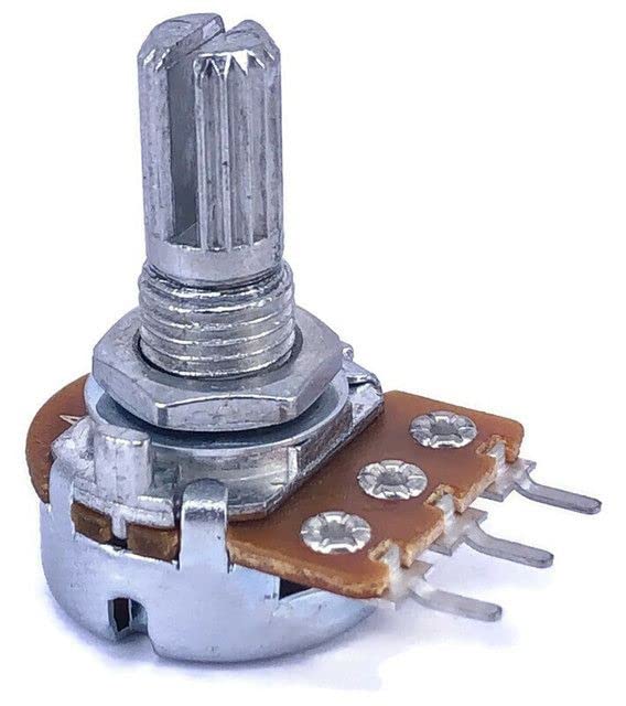 Alpha Taiwan Potentiometer B1M 1M Linear 16mm Base PC Mount for Amplifiers - Effects Pedals and Other Electronics