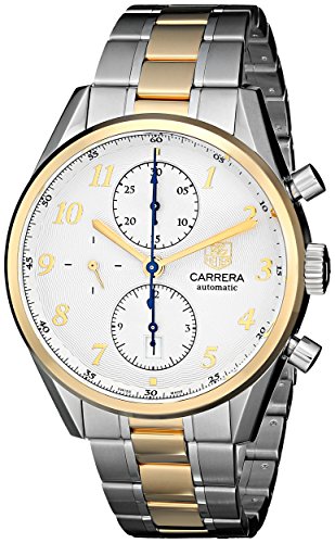 Tag Heuer Men's CAS2150.BD0731 Calibre Heritage Silver Dial Dress Watch