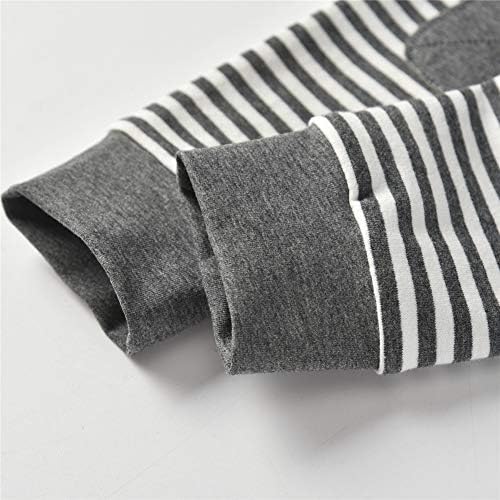 Infant Baby Boy Clothes Long Sleeve Hoodie Outfits Sweatshirt Tops Pants Clothing Set with Pockets 7 51yPb6EcPyL. AC