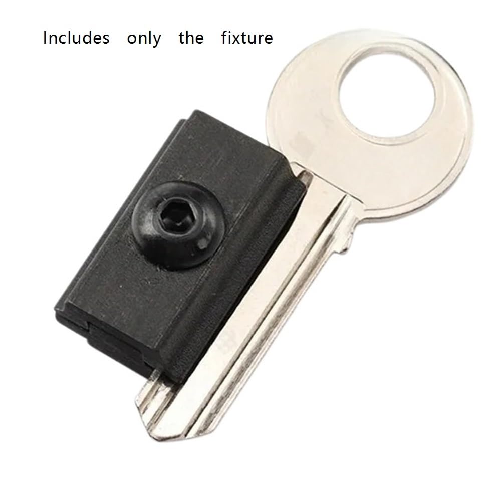 Adaptateur de clés plates à fixation verticale, pince de fixation de clé à dents double face en acier et plastique 1 pièce
