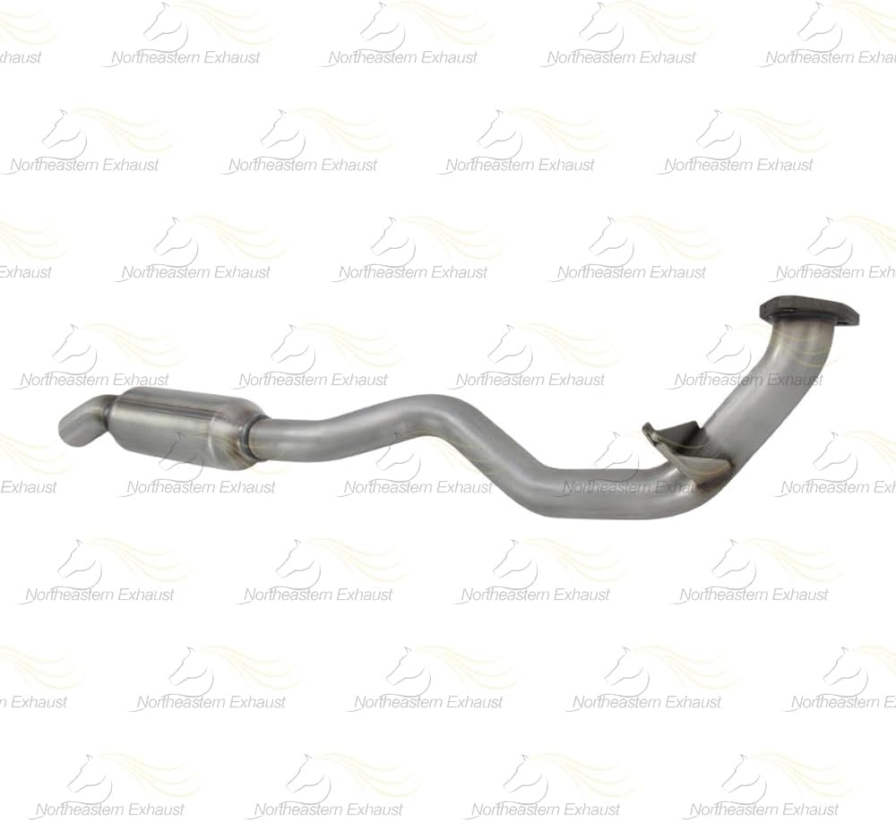 Exhaust Resonator Pipe Compatible for 2016-2020 Mitsubishi Outlander 3.0L | Stainless Steel | Northeastern Exhaust | Free Gasket, Sleeve and Bolts & Nuts | Automotive Replacement Part
