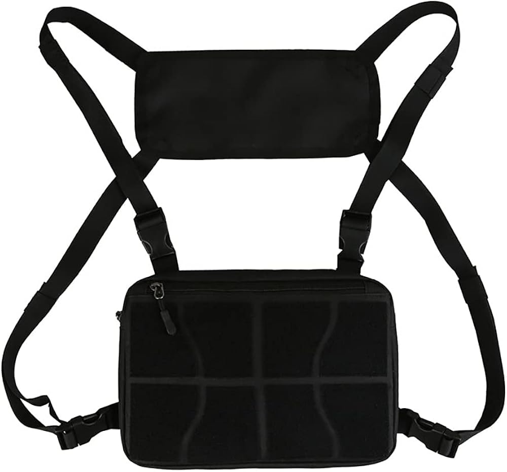Chest Rig Bag for Men Women, Waterproof Adjustable Sports Rig Bag