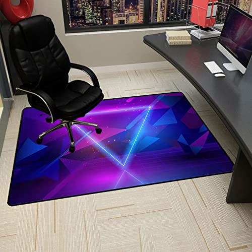 Gaming Bodenschutzmatte 160x200 Cm - Rutschfeste Stuhlunterlage Für Teppich & Hartböden
