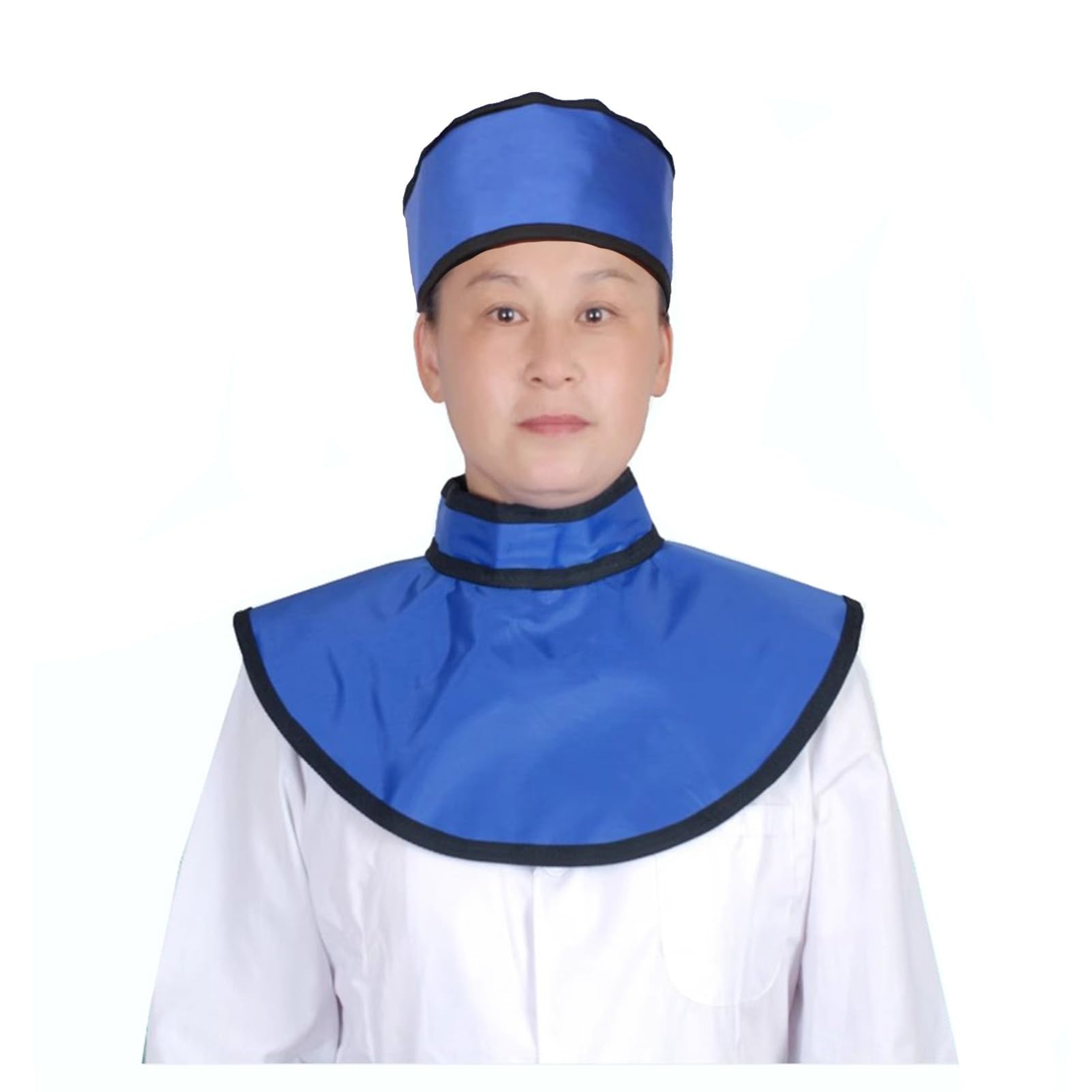 Delantal de Plomo Tapa De Plomo Ajustable Collar De Protección De Tiroides, Collar De Protección De Cuello De Rayos X De Tiroides, Protección De Cabeza De Protección De Cabeza De Protección De Rayos X