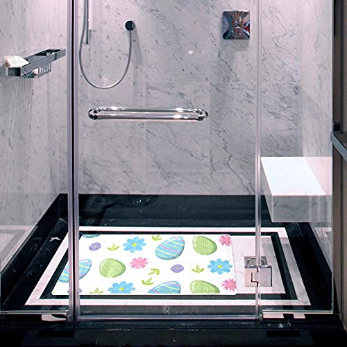 Tapis de douche antidérapant facile à nettoyer pour baignoire familiale
