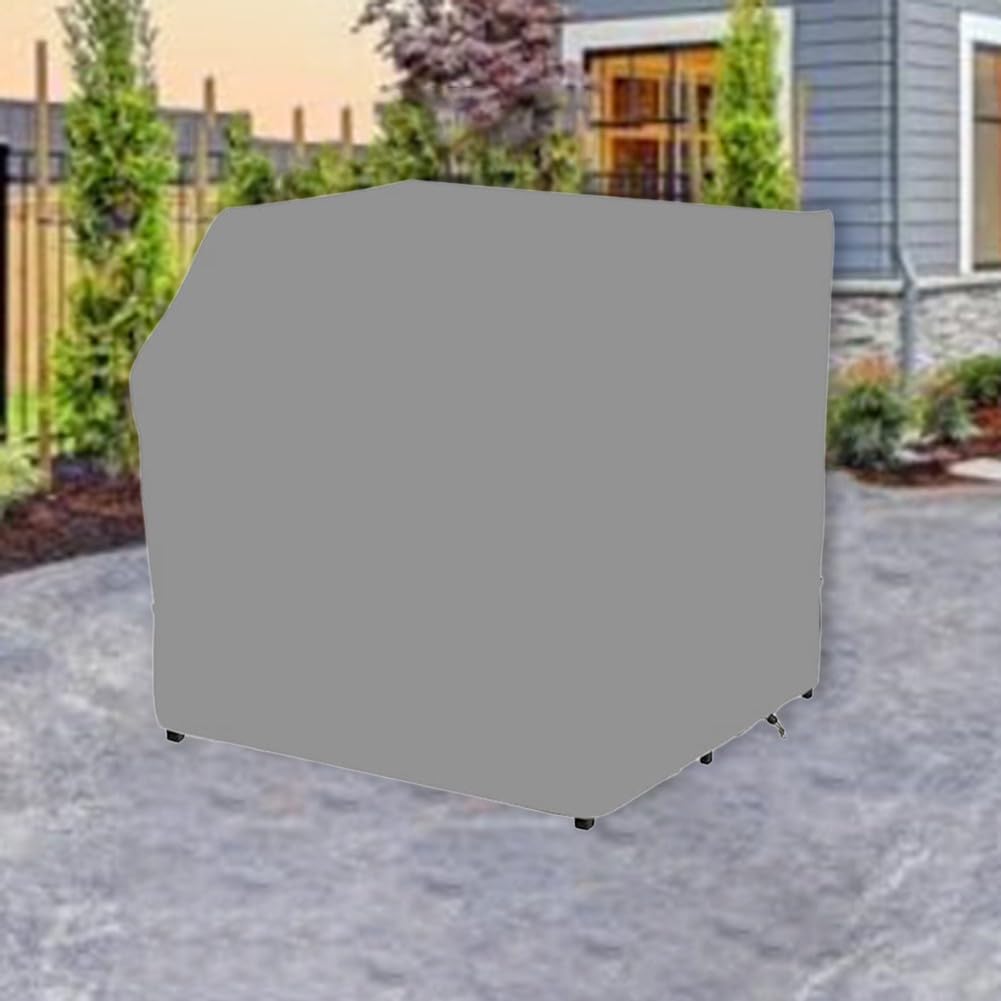 Housse de protection imperméable table de bar extérieure bâche pour mobilier de jardin beige