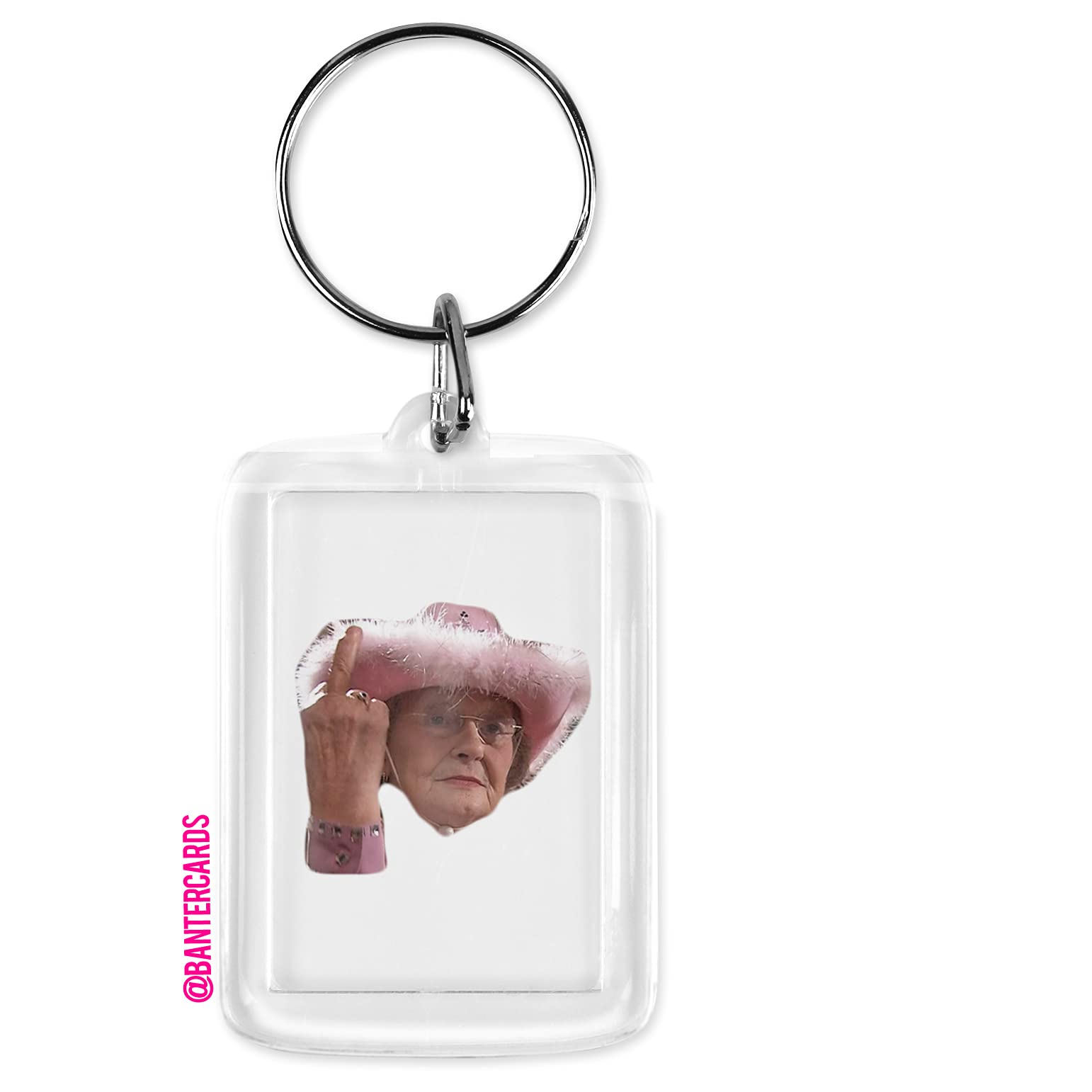 Banter Cards Unisex White Doris Face - Gavin And Stacey Keyring - Gavin And Stacey Keyring - Gavin And Stacey Gifts - Funny Gavin And Stacey Gifts - Bryan Gavin And Stacey