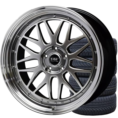 Amazon | 20インチアルミホイールタイヤセット Leowing FM9 Mシルバー