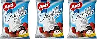 Chantilly em Pó, 3 Pacotes de 50g, Apti Cobertura para Sobremesas