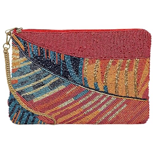 HHH Designs Beaded Clutch-Embroidered Clutch Bag for Women-Evening Clutch Bags-Shoulder