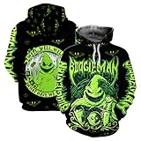 Christmas Movie Graphic Hoodie for Men Women, Halloween Cartoon Zipped Hoodies Christmas Shirt for Fans, Halloween Clothing