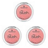 essence blush Mit fünf matten Farben und einem pearly Finish wird das Make-up gleich frischer und der Teint sieht wunderbar erholt aus. seidig-weicher Textur. baubar. langanhaltend.