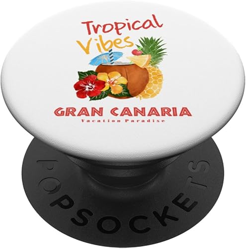Gran Canaria Tropical Vibes, Tourist Vacation PopSockets Swappable PopGrip