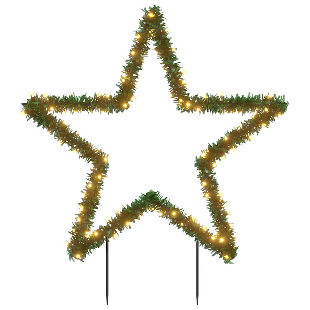 Décoration Lumineuse étoile de Noël avec piquets 115 LED 85 cm,Éclairage de Noël,2.01kg-357724