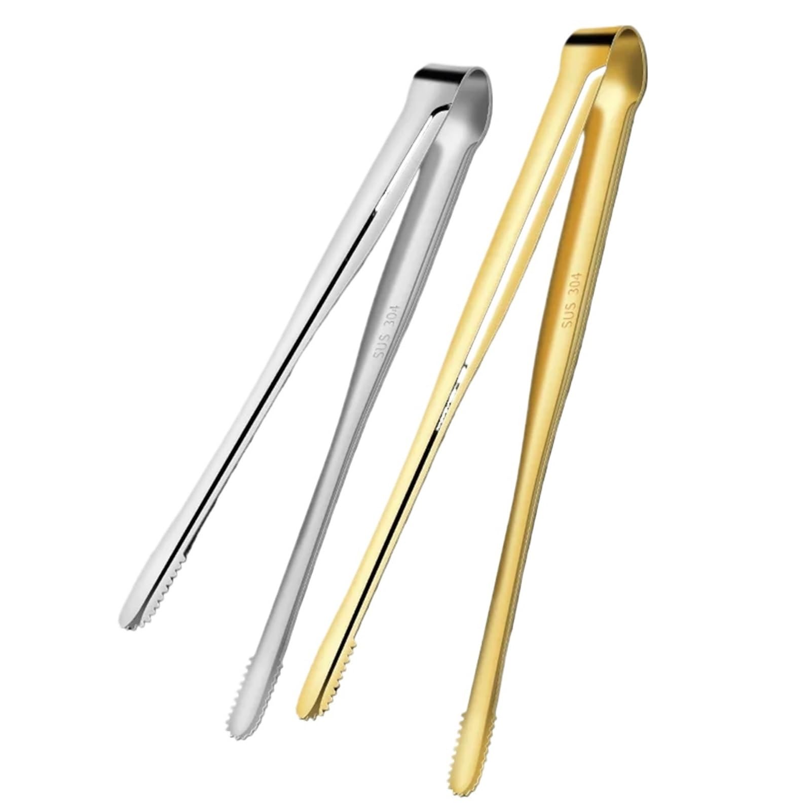 Pinze Da Cucina 3 unids/set pinzas for alimentos barbacoa portátil de acero inoxidable cocina filete ensalada pinza for servir Buffet Clip cocinar pinzas for barbacoa Gadgets for el hogar Para Cocina