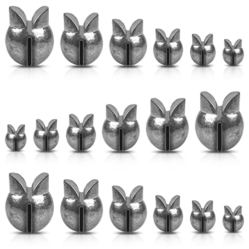 100pcs Split Shot Fishing Weights Removable Round Fishing Weights Sinkers Clip On Split Shot Weights Fly Fishing Line Sinkers for Freshwater Saltwater