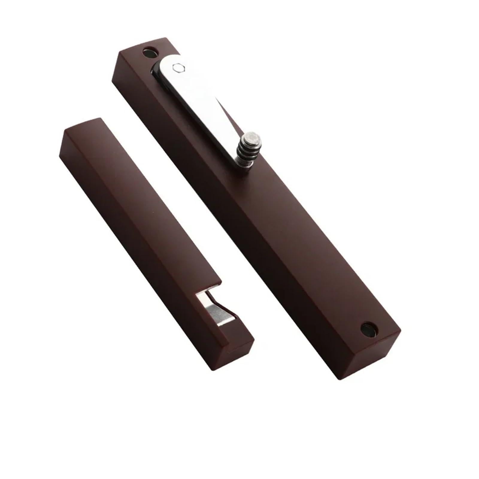 Rugaikerba Brown Right Opening Hydraulic Invisible Door Closer, Compatible With Household